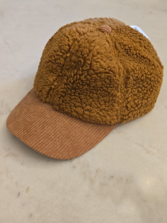 Anthropologie Accessories - NWT Anthropologie Teddy Sherpa Corduroy Cap